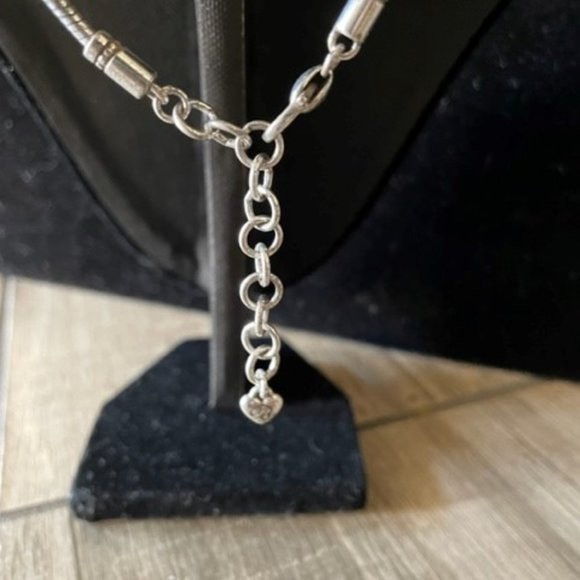 Large Retired Brighton Medallion 16" Necklace has a little wear on the back side - Picture 2 of 7